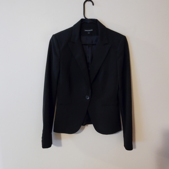 EXPRESS BLACK BLAZER SIZE 4 - Picture 2 of 7